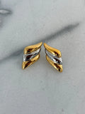 THE TWO TONED SARAH EARRINGS