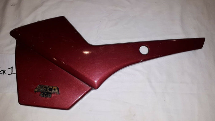 YAMAHA SECA 400 LEFT SIDE COVER, ALL RED