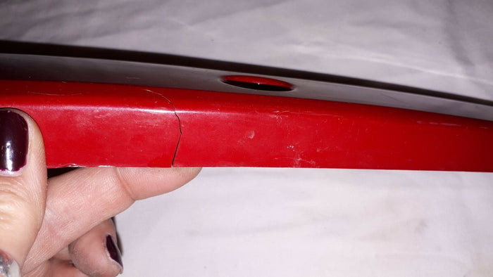 YAMAHA XS400 SECA LEFT SIDE COVER , WHITE AND RED